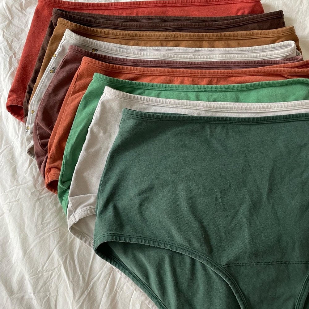 ARQ High-Rise Undies 3X Organic Cotton Lot Set of Ten